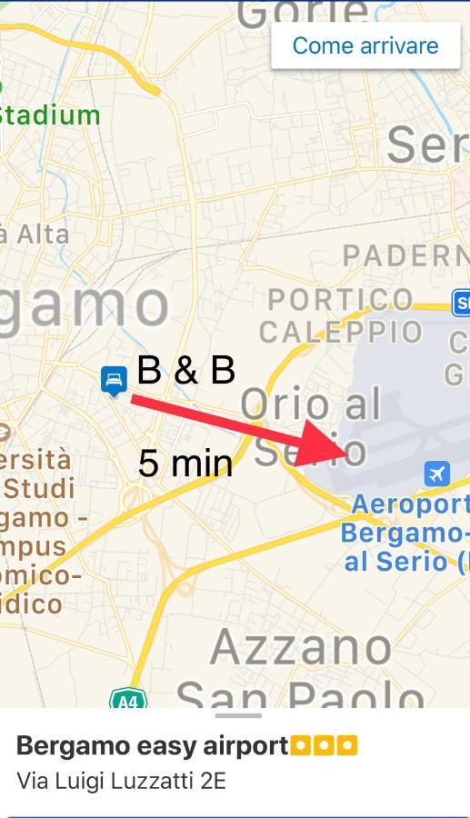 Bergamo Easy Airport Sleep&Fly Parking Apartment Bagian luar foto
